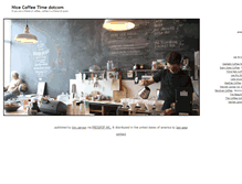 Tablet Screenshot of nicecoffeetime.com